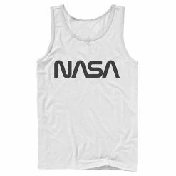 Budget 🔥 Unbranded Men's NASA Simple Text Logo Graphic Tank 🌟