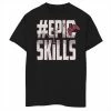 Deals 🔥 Unbranded Boys 8-20 Gaming #Epic Skills Graphic Tee 🎉
