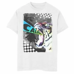 Outlet 💯 Unbranded Boys 8-20 Colorful Tiger California Poster Graphic Tee ✨
