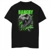 Wholesale ⭐ Unbranded Boys 8-20 Jurassic World HANGRY Green T-Rex Claw Marks Graphic Tee 🧨
