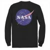 Budget 💯 Unbranded Men's NASA Classic Circle Logo Long Sleeve Graphic Tee 😉