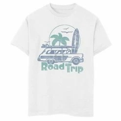Best Pirce 😀 Unbranded Boys 8-20 Road Trip Beach Cruiser Scene Graphic Tee 🌟