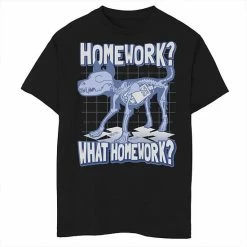 Cheap 👍 Unbranded Boys 8-20 What Homework 🐕 Dog X-Ray Graphic Tee 👍