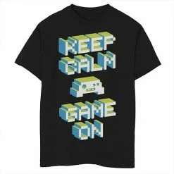 Best Pirce ⌛ Unbranded Boys 8-20 Keep Calm Game On Graphic Tee 🥰