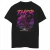 Hot Sale ⭐ Unbranded Boys 8-20 Marvel Thor Ragnarok 80s Retro Sunset Halftone Hero Graphic Tee ✔️