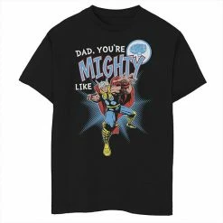 Cheap ❤️ Unbranded Boys 8-20 Marvel Thor Mighty Dad Father's Day Graphic Tee ✨