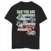 Cheapest 🥰 Unbranded Boys 8-20 Marvel Avengers Dad You Are Incredible Graphic Tee Black 🔥