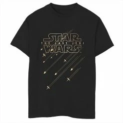 Best deal 😀 Unbranded Boys 8-20 Star Wars Last Jedi Gold Platinum Rebel Fleet Logo Graphic Tee 👏