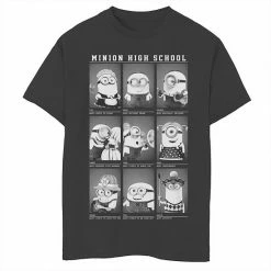 Cheap ❤️ Unbranded Boys 8-20 Despicable Me Minions High School Photos Graphic Tee 🧨