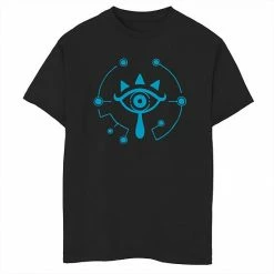 New 🌟 Unbranded Boys 8-20 Nintendo Zelda Breath Of Wild Sheikah Logo Graphic Tee 🤩