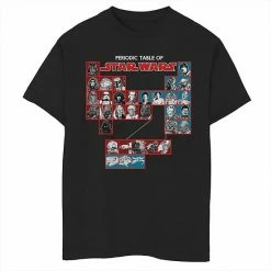 Best deal ❤️ Unbranded Boys 8-20 Star Wars Periodic Table Of Star Wars Vintage Graphic Tee 😀