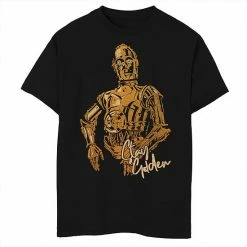Wholesale 😍 Unbranded Boys 8-20 Star Wars The Rise Of Skywalker C-3PO Stay Golden Graphic Tee 👍
