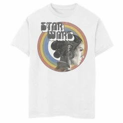 Wholesale 🤩 Unbranded Boys 8-20 Star Wars The Rise Of Skywalker Rey Vintage Rainbow Graphic Tee 🎉