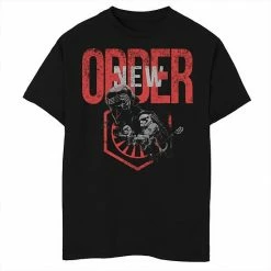 Hot Sale 🔔 Unbranded Boys 8-20 Star Wars The Rise Of Skywalker New Order Graphic Tee ❤️