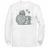 Discount 💯 Unbranded Men's Star Wars The Rise Of Skywalker Droid Cuties Long Sleeve Graphic Tee 👍