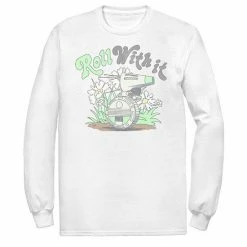 Best Pirce 👍 Unbranded Men's Star Wars The Rise Of Skywalker D-0 Roll With It Long Sleeve Graphic Tee 🔔