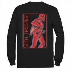 Hot Sale 💯 Unbranded Men's Star Wars The Rise Of Skywalker Sith Trooper Rocket Long Sleeve Graphic Tee ✔️