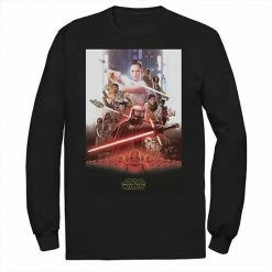 Cheap 🎉 Unbranded Men's Star Wars The Rise Of Skywalker Epic Poster Long Sleeve Graphic Tee 👏
