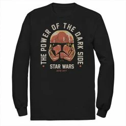 Wholesale 😉 Unbranded Men's Star Wars The Rise Of Skywalker Power Of Sith Trooper Long Sleeve Graphic Tee 😀