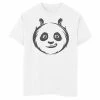 Deals 🎁 Unbranded Boys 8-20 Kung Fu Panda Po Face Outline Sketch Tee 😍