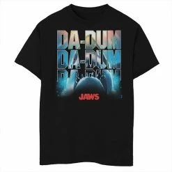 Flash Sale 😍 Unbranded Boys 8-20 Jaws Da-Dum Da-Dum Da-Dum Build-Up FIll Logo Graphic Tee 👏