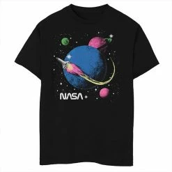 Best Sale 🔔 Unbranded Boys 8-20 Nasa Pastel Planetary Space Flight Graphic Tee 😍