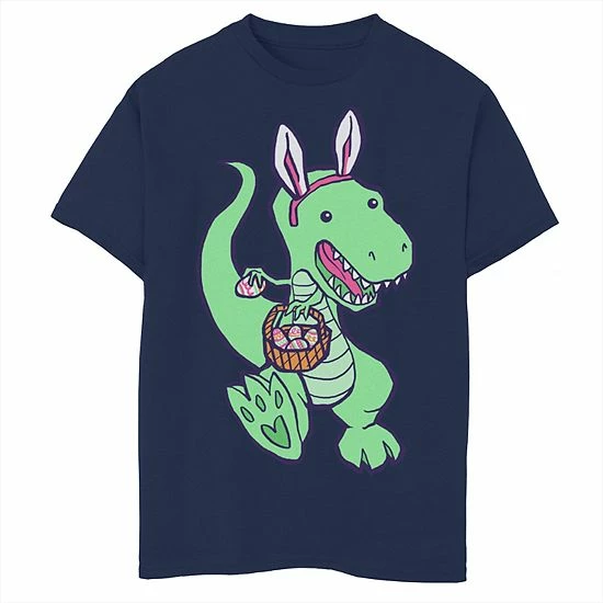 Top 10 ๐งจ Unbranded Boys 8-20 Easter Dinosaur With Egg Basket Graphic Tee ๐
