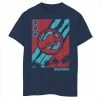 Hot Sale ⌛ Unbranded Boys 8-20 Jurassic World Two Logo Tech Screen Glitch Graphic Tee 🥰