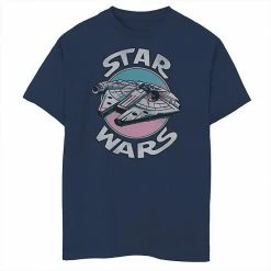 Best Sale ⭐ Unbranded Boys 8-20 Star Wars Vintage Falcon Logo Graphic Tee 👏