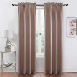 Promo 😉 Unbranded Alivia Blackout Window Curtain Gray 🥰