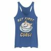 Hot Sale 😍 Unbranded Juniors' "But First Corgi" Coffee Graphic Tank 🥰