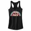 Discount 👏 Unbranded Juniors' Stay Nice Rainbow Tank Black 👏