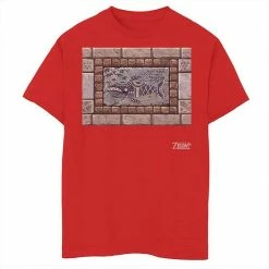 New 🎁 Unbranded Boys 8-20 Nintendo Legend Of Zelda Links Awakening Whale Stone Portrait Graphic Tee 🛒