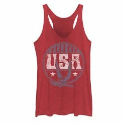 Hot Sale ⭐ Unbranded Juniors' Vintage USA Eagle, Stars And Stripes Tank Top 🎉