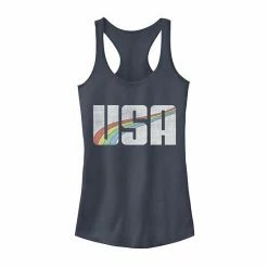 Best deal ⭐ Unbranded Juniors' Rainbow Bridge USA Tank Top 🥰