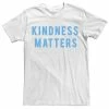 Deals 🧨 Unbranded Juniors' "Kindness Matters" Blue Hue Text Tee 👏