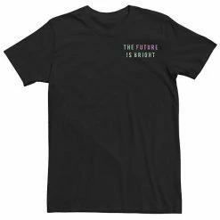 Outlet 🎁 Unbranded Juniors' "The Future Is Bright" Colorful Text Boyfriend Tee 🥰