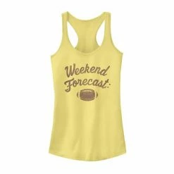 Hot Sale 🧨 Unbranded Juniors' Fifth Sun "Weekend Forecast" Football Stamp Tank 😀
