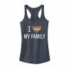 Coupon ✨ Unbranded Junior's I Love My Family Rainbow Stripe Filled Heart Tank 🤩