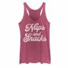 Deals 🎁 Unbranded Juniors' Naps & Snacks Food Graphic Tank 🌟