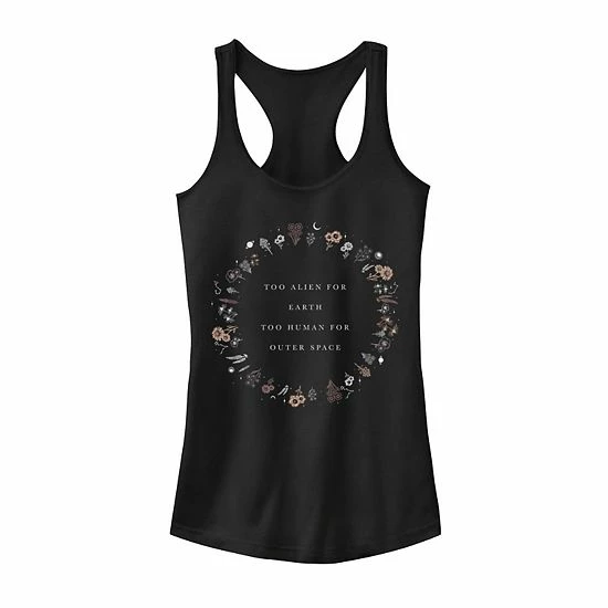 Outlet 🎁 Unbranded Juniors' Fifth Sun Alien Boho Text Tank 🎁