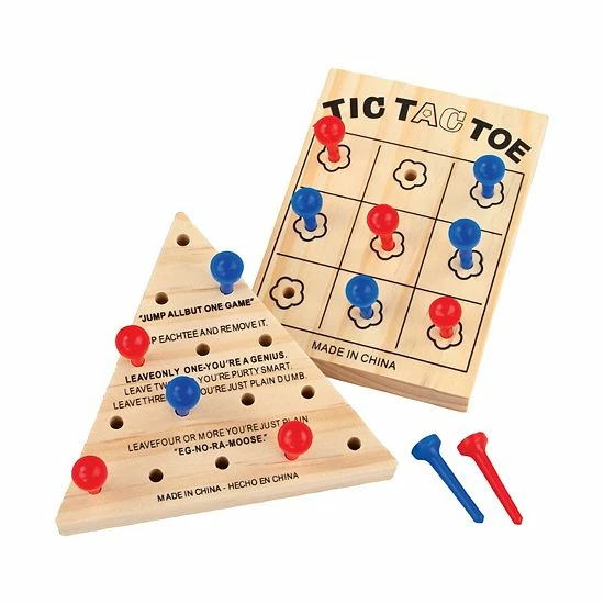 Best Pirce ๐ฏ Unbranded Wooden Game Set Of 2 ๐