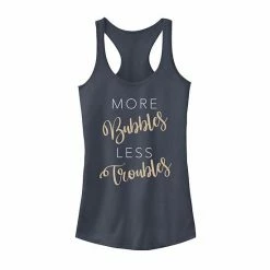 Coupon ✨ Unbranded Juniors' More Bubbles Stacked Tank Top Indigo 🥰