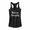 Promo 🥰 Unbranded Juniors' "Woman Almighty" Distressed Tank Top 🌟