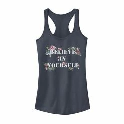 Wholesale 🔔 Unbranded Juniors' Believe In Yourself Floral Tank Top 🥰