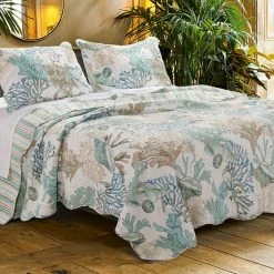 Best deal 🎉 Unbranded Atlantis Quilt Set Jade 😀