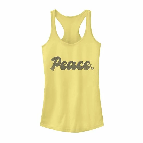 Cheapest 👍 Unbranded Juniors' Peace Retro Tank Top 🔔