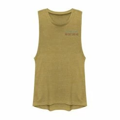 Promo ⭐ Unbranded Juniors' I'd Love To But My Cat Said No Left Chest Text Graphic Muscle Tee 🤩