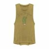 Promo 🔔 Unbranded Juniors' Grow In Grace Cactus Graphic Muscle Tee ⌛