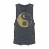 Outlet 🎁 Unbranded Juniors' Celestial Yin Yang When There's Darkness There's Light Graphic Muscle Tee 🥰